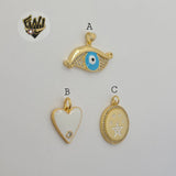 (1-2492) Gold Laminate Pendants - BGO