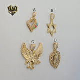 (1-2260) Gold Laminate Pendants - BGO