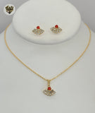 (1-6449) Gold Laminate - CZ Set - BGF - Fantasy World Jewelry