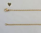 (4-3262) Stainless Steel - 2mm Thin Rolo Link Chain - 16" - Fantasy World Jewelry