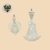 (2-1088) 925 Sterling Silver - Religious Pendants.