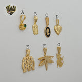(1-2009) Gold Laminate Pendants - BGF