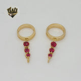 (1-3086) Gold Laminate - Zircon Charm Ring - BGO - Fantasy World Jewelry