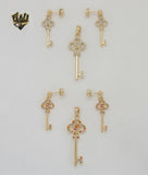 (1-6138) Gold Laminate - Zircon Key Set - BGO