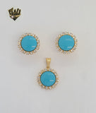 (1-6158) Gold Laminate - Zircon Set - BGO
