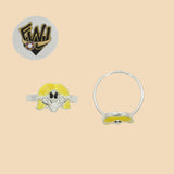 (2-5295-C) 925 Sterling Silver - Girl Toe Ring - Fantasy World Jewelry