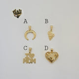 (1-2188) Gold Laminate Pendants - BGF - Fantasy World Jewelry