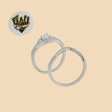 (2-5241) 925 Sterling Silver - Wedding Ring - Fantasy World Jewelry