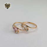 (1-3066-1) Gold Laminate - CZl Ring - BGF - Fantasy World Jewelry