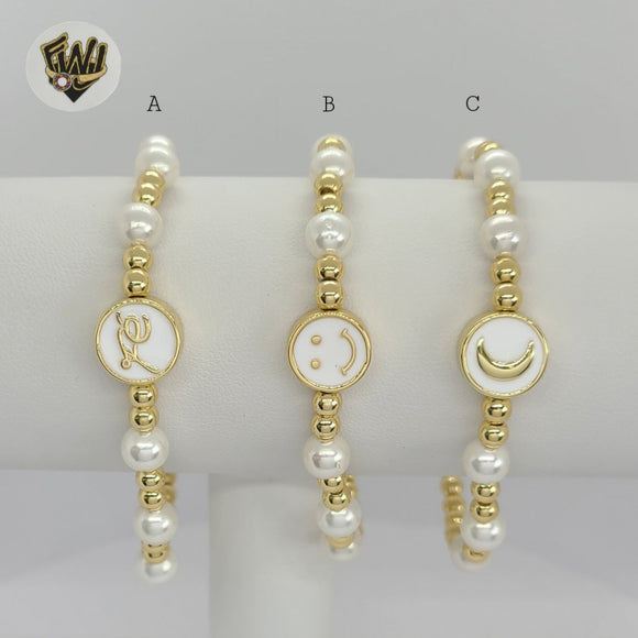 (MBRA-11) Stainless Steel - Balls Bracelet. - Fantasy World Jewelry