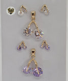(1-6296) Gold Laminate Set - BGO - Fantasy World Jewelry