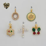 (1-2348) Gold Laminate Pendants - BGO