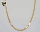 (1-1875) Gold Laminate - 4mm Alternative Mariner Chain - BGF