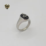 (4-0073-1) Stainless Steel - Masonic Symbol Men Rings. - Fantasy World Jewelry