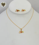 (1-6165) Gold Laminate - Love Set - BGO - Fantasy World Jewelry