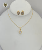 (1-6503) Gold Laminate - Zircon Set - BGF - Fantasy World Jewelry