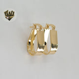 (1-2703) Gold Laminate - Plain Hoops - BGF - Fantasy World Jewelry