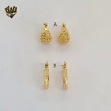 (1-2536) Gold Laminate Hoops - BGO