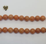 (MBEAD-204) 10mm Aragonite Beads - Fantasy World Jewelry