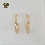 (1-2926) Gold Laminate - Half Hoops - BGF