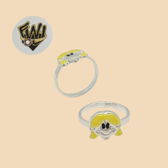 (2-5295-C) 925 Sterling Silver - Girl Toe Ring - Fantasy World Jewelry