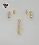 (1-6128) Gold Laminate - Infinity Dolphins Set - BGF - Fantasy World Jewelry