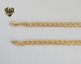 (1-1821) Gold Laminate - 6.5mm Double Curb Link Chain - BGO.