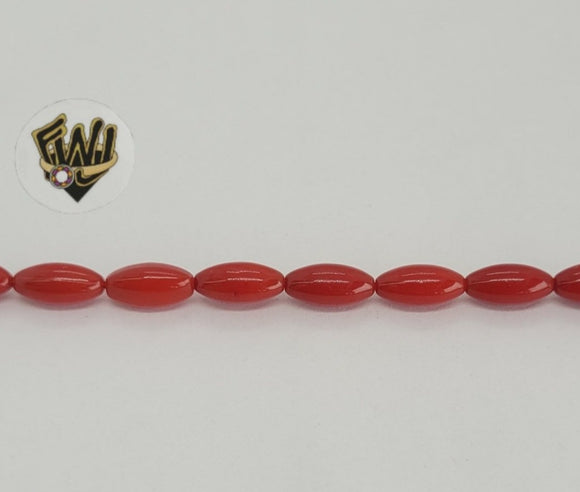 (MBEAD-112) 9mm Coral Red Beads - Fantasy World Jewelry