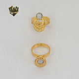 (1-3048) Gold Laminate - Two Tones Ring - BGO