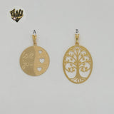 (1-2237-2) Gold Laminate Pendants - BGF