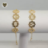 (1-0779) Gold Laminate - 1mm Adjustable Bracelet - BGF - Fantasy World Jewelry