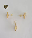 (1-6358) Laminado Oro - Conjunto Circón - BGO