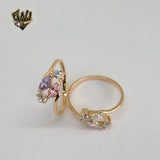 (1-3066-1) Gold Laminate - CZl Ring - BGF - Fantasy World Jewelry