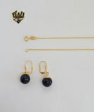 (1-6119-C) Gold Laminate - Rolo Chain with Beads Set - BGF