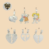 (2-1257) 925 Sterling Silver - Pendants. - Fantasy World Jewelry