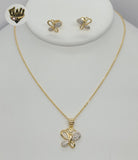 (1-6101) Gold Laminate - Butterfly Set - BGF - Fantasy World Jewelry