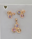 (1-6353) Gold Laminate Set - BGO - Fantasy World Jewelry