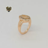 (1-3095) Gold Laminate - Zircon Ring - BGO - Fantasy World Jewelry