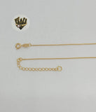 (1-6140) Gold Laminate - Charms Necklace - BGF - Fantasy World Jewelry