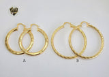 (1-2737-1) Gold Laminate Hoops - BGO - Fantasy World Jewelry
