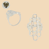 (2-5056-1) 925 Sterling Silver - Tribal Ring