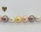 (MBEAD-23) 10mm Multi-Color Pearl - Round - Fantasy World Jewelry