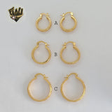 (1-2598) Gold Laminate Hoops - BGO