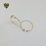 (1-3053-A2) Gold Laminate - Open Ring w/Moon - BGF - Fantasy World Jewelry