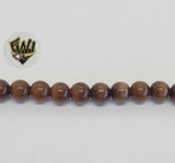 (MBEAD-256) 6mm Ojo De Gato Beads - Fantasy World Jewelry