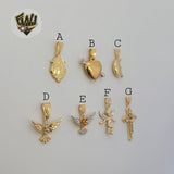 (1-2214) Gold Laminate Pendants - BGF