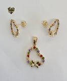 (1-6396) Gold Laminate Set - BGO - Fantasy World Jewelry