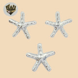 (2-6547) 925 Sterling Silver - Star Set. - Fantasy World Jewelry
