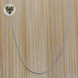 (2-8111) 925 Sterling Silver - 0.5mm Alternative Snake Link Chains. - Fantasy World Jewelry