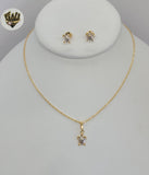 (1-6034) Gold Laminate - Turtle Set - BGF - Fantasy World Jewelry
